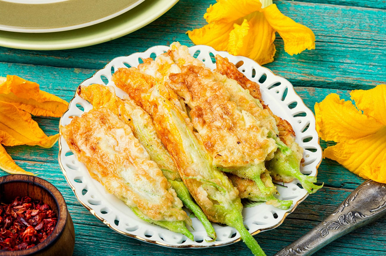 Délices fondants : Fleurs de courgettes farcies au fromage à la crème