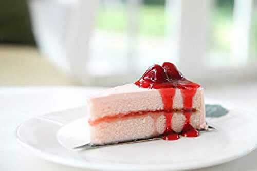 Le dessert parfait : Cheesecake au coulis de fraise