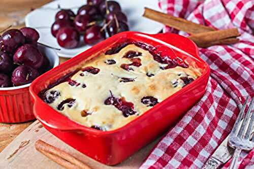 Clafoutis de cerises au fromage blanc 0% : Le mariage parfait de la richesse et de la légèreté