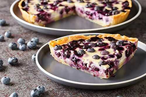 Comment préparer la tarte de bleuets et fromage à la crème