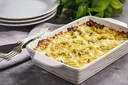 L'appétissante recette du gratin de courgette et pomme de terre au fromage