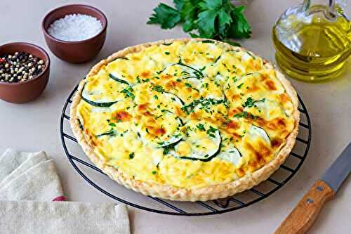 Quiche de courgette parfaite pour le régime