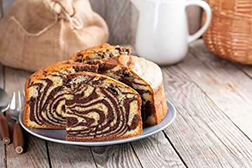 Gâteau marbré au chocolat fait maison : Plaisir gourmand