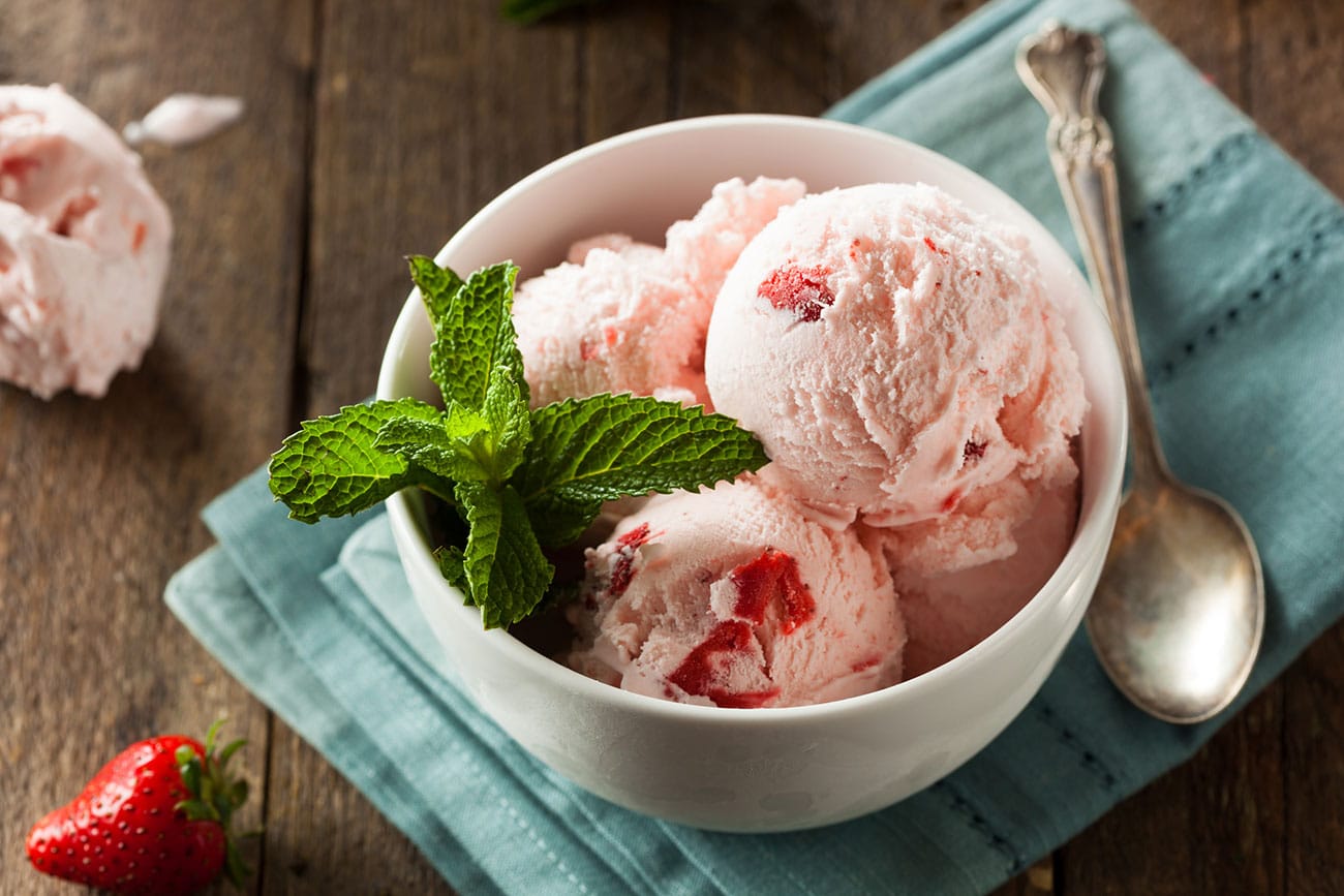 Glace de fraise maison au Thermomix