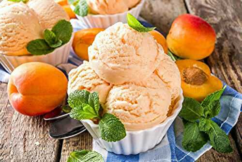 La crème glacée d'abricot : Un plaisir estival rafraîchissant