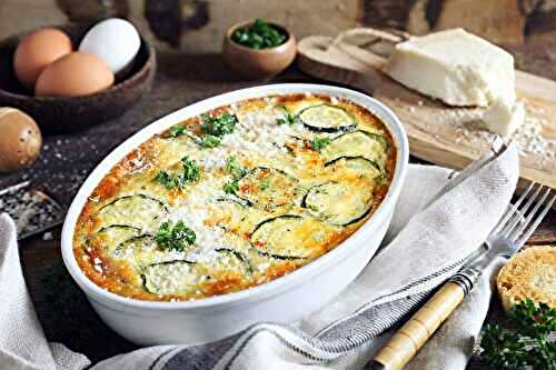 Mettez de la couleur dans votre assiette avec ce Clafoutis de Courgette