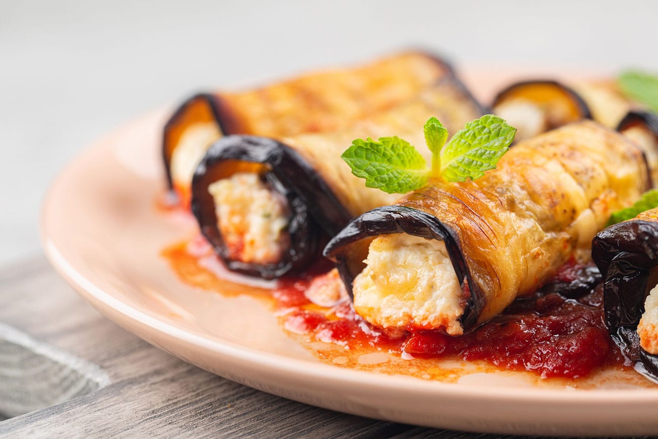 Rouleaux d'aubergines à la ricotta : Un délice qui émerveillera vos papilles