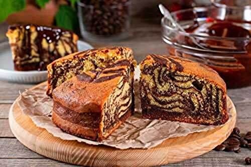 Envie d'un Dessert Original? Essayez le Gâteau Marbré au Yaourt