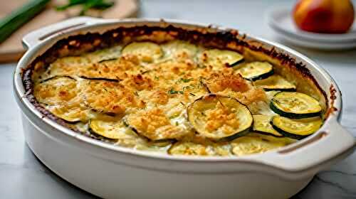 Gratin de Courgette au Micro-Ondes : La recette qui vous fait gagner du temps