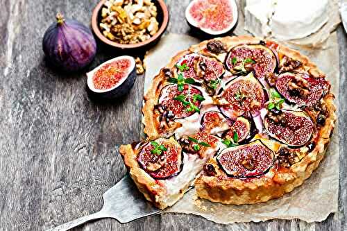 Mélange Divin : Comment Réaliser une Tarte aux Figues et Chèvre