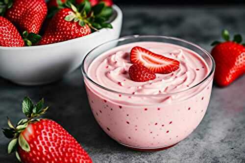 Mousse de fraise : Des fruits et de la crème pour un dessert simple et délicieux