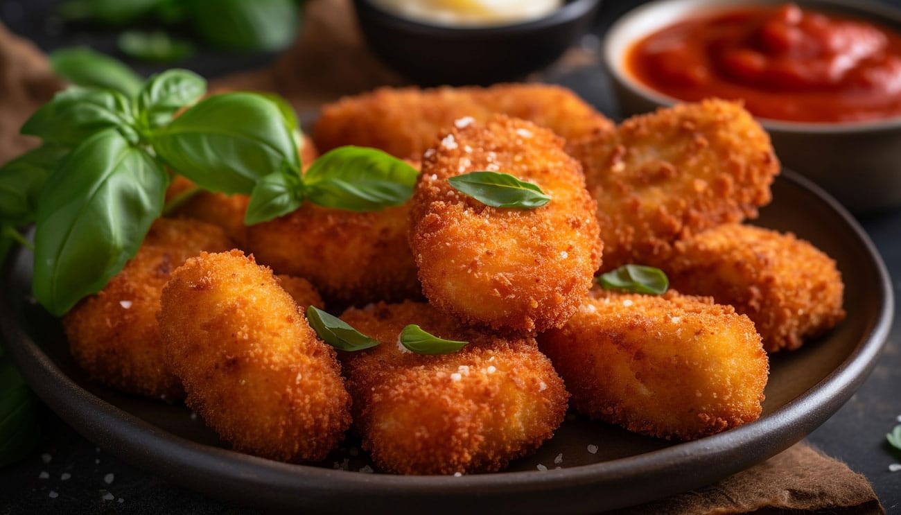 Croquettes de pomme de terre et poulet