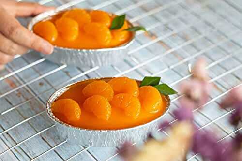 Gâteau à la Mandarine avec Coulis Envoûtant