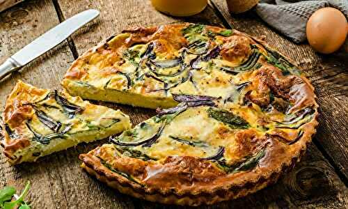 Nouvelle Tendance en Cuisine : La Quiche à la Polenta, courgette et mozzarella