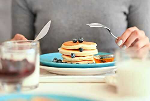 Pancakes moelleux à préparer pour le petit déjeuner