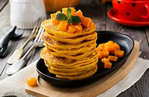 Découvrez la Recette des Pancakes au potiron Légers et Savoureux