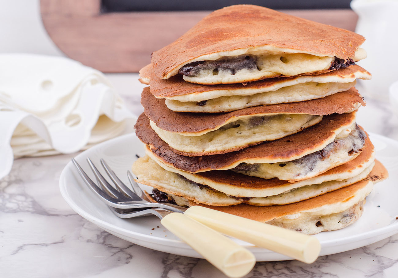 Pancakes Fourrés au Chocolat : Une Douceur Irrésistible à Découvrir!