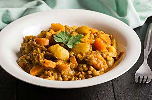 Réinventez Votre Dîner : Curry de Lentilles et Patate Douce Facile