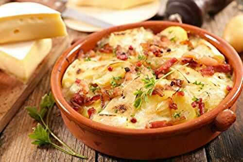 Tartiflette Gourmande - Pomme de terre, Endives, Bacon et Fromage Fondant