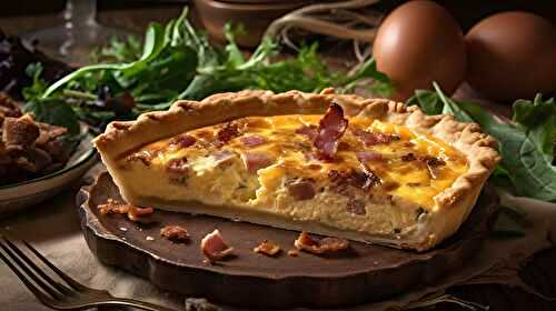 Découvrez la Quiche Lorraine dans une Version Allégée et Pleine de Saveur