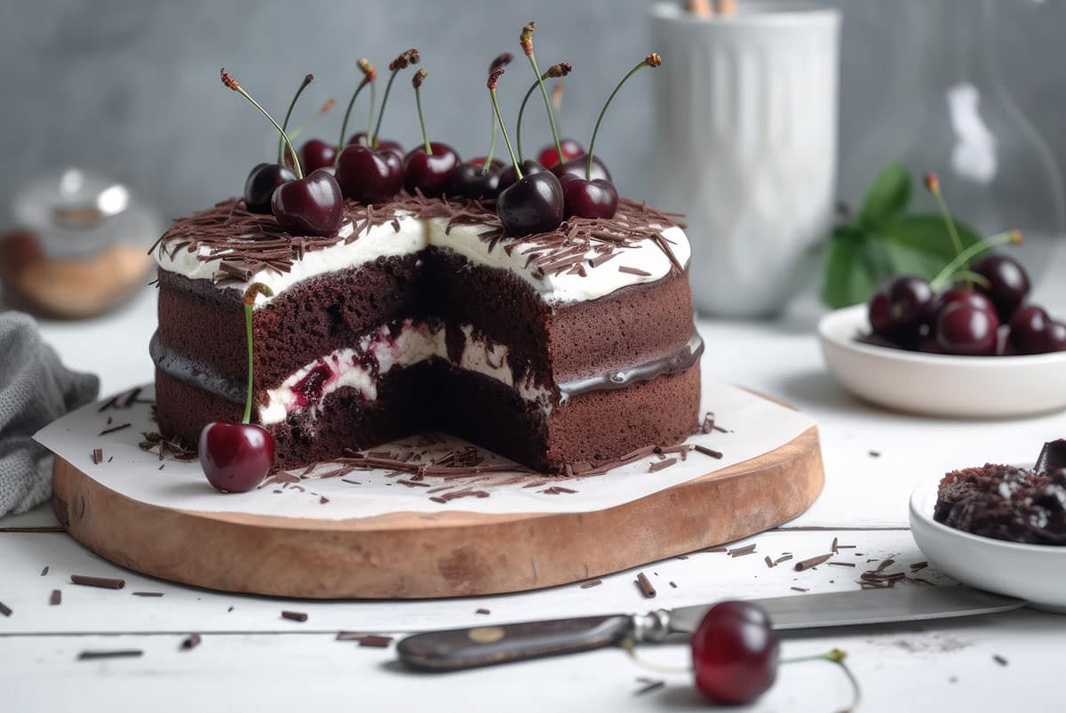 Le gâteau de la forêt noire au Thermomix