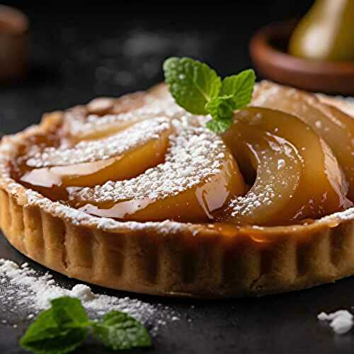 Tarte Tatin aux Poires et Caramel Salé