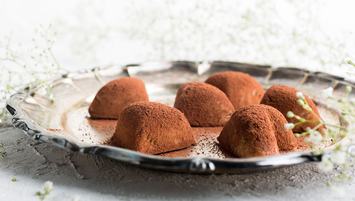 Truffes de Chocolat au Fromage Blanc