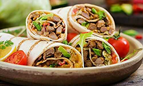 Burritos Viande et Avocat : Facile à préparer et à emporter