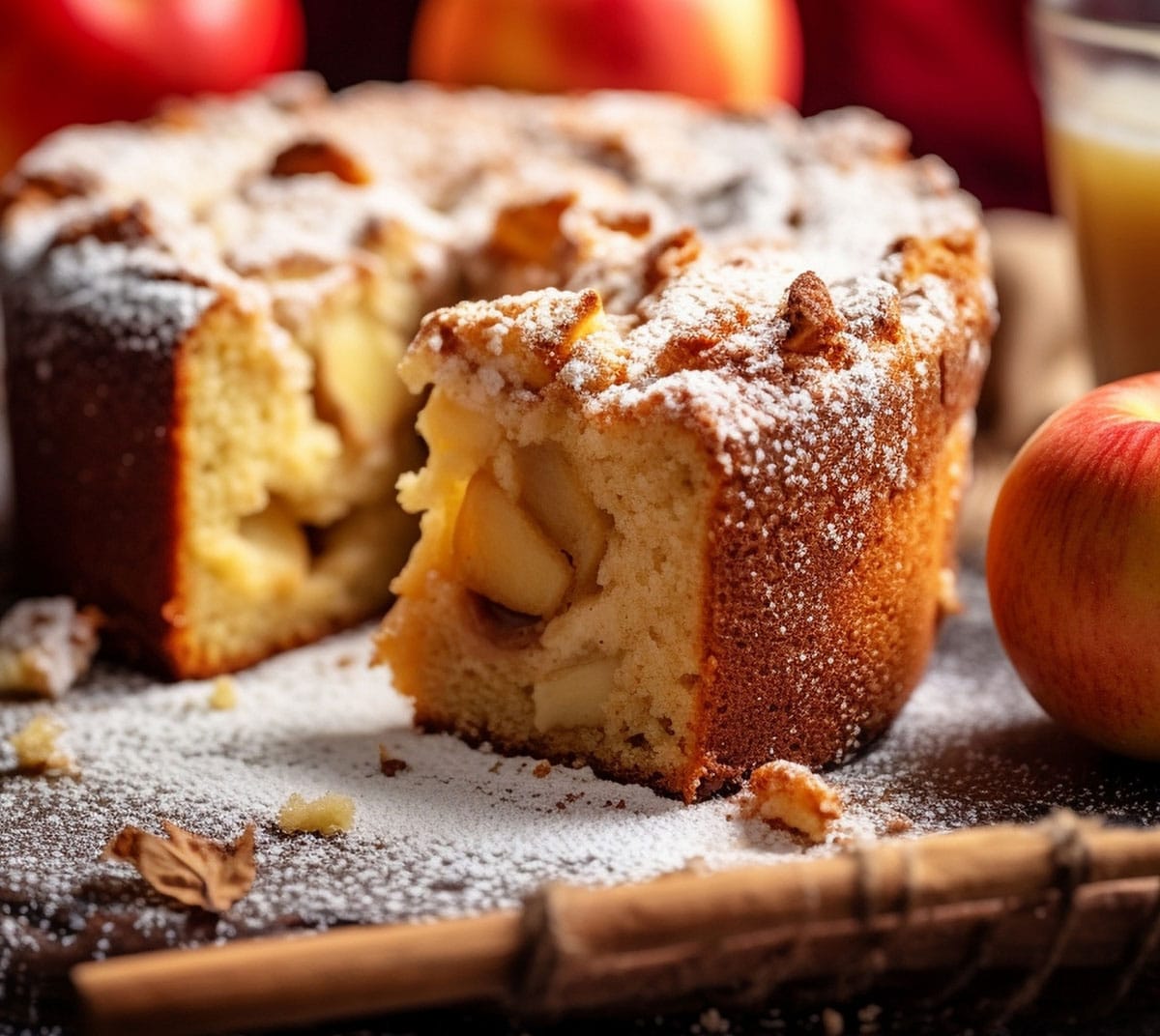 Cake au Cœur de Pommes : Douceur et réconfort
