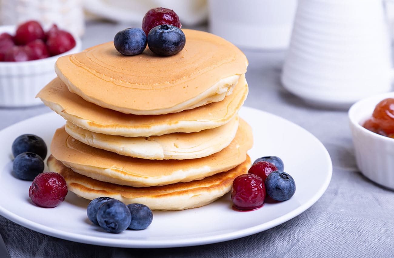 Pancakes Allégés pour un Petit-Déjeuner Sain