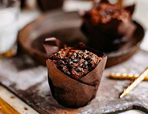 Muffins aux Pépites de Chocolat avec une Touche d'Orange et de Vanille