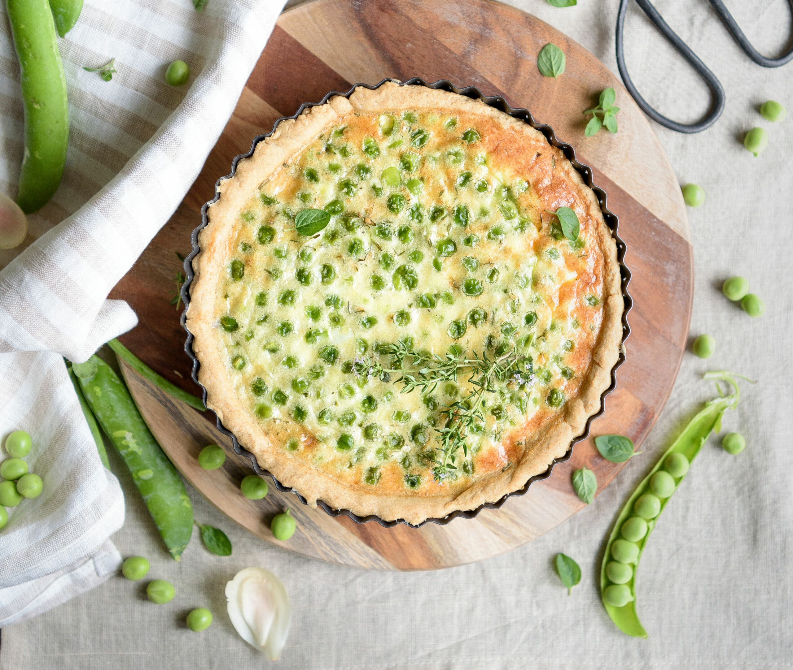 Quiche aux Petits Pois et Feta : La Recette Fraîcheur du Printemps