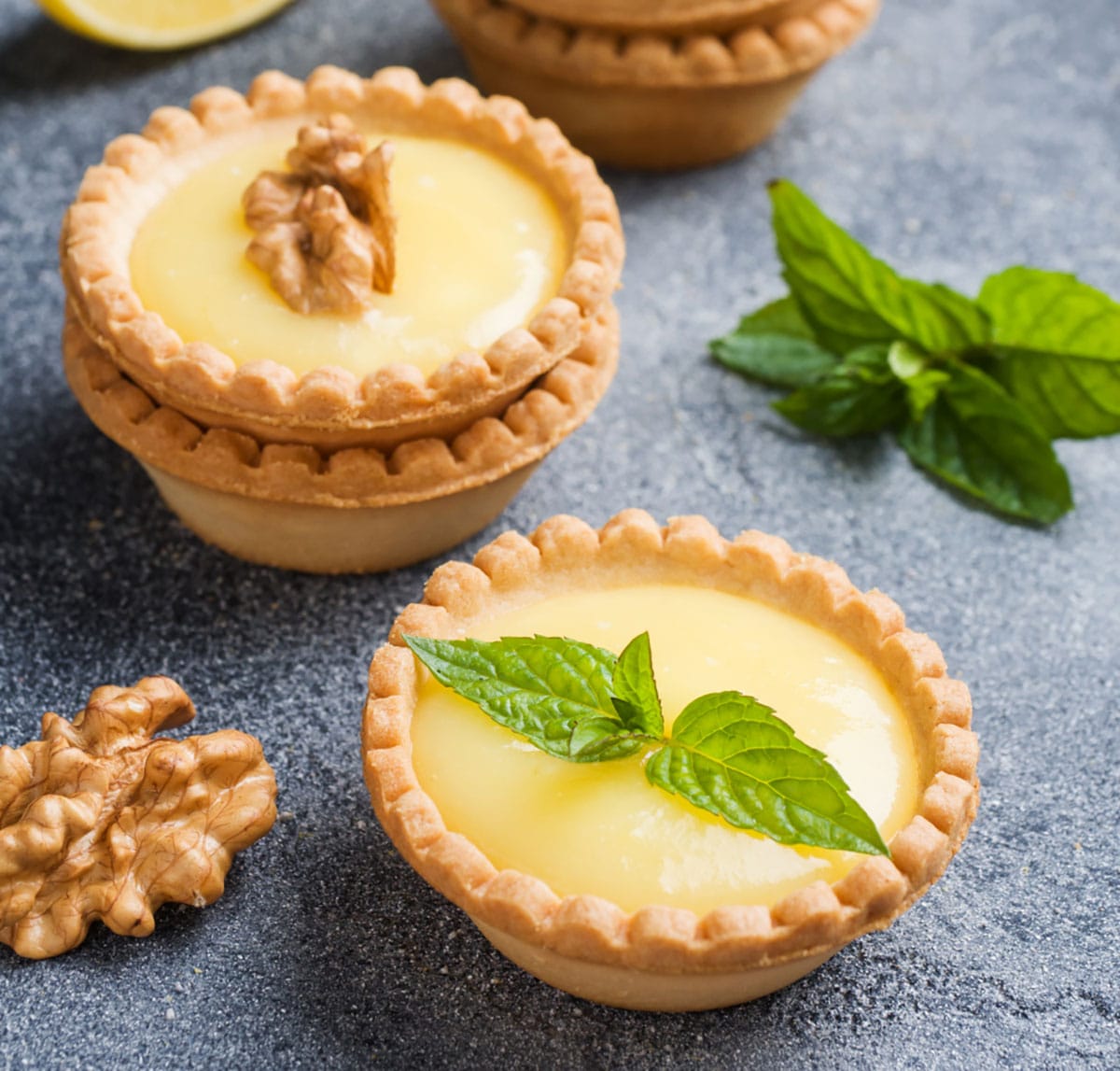 Tartelettes au Citron et Fromage Blanc facile à préparer