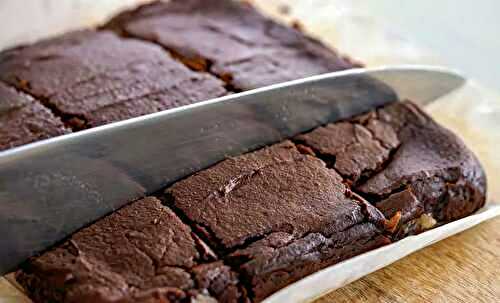 Brownies au chocolat allégés sucre