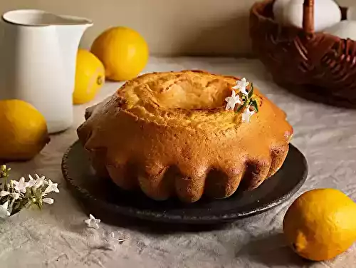 Gâteau au citron et amandes