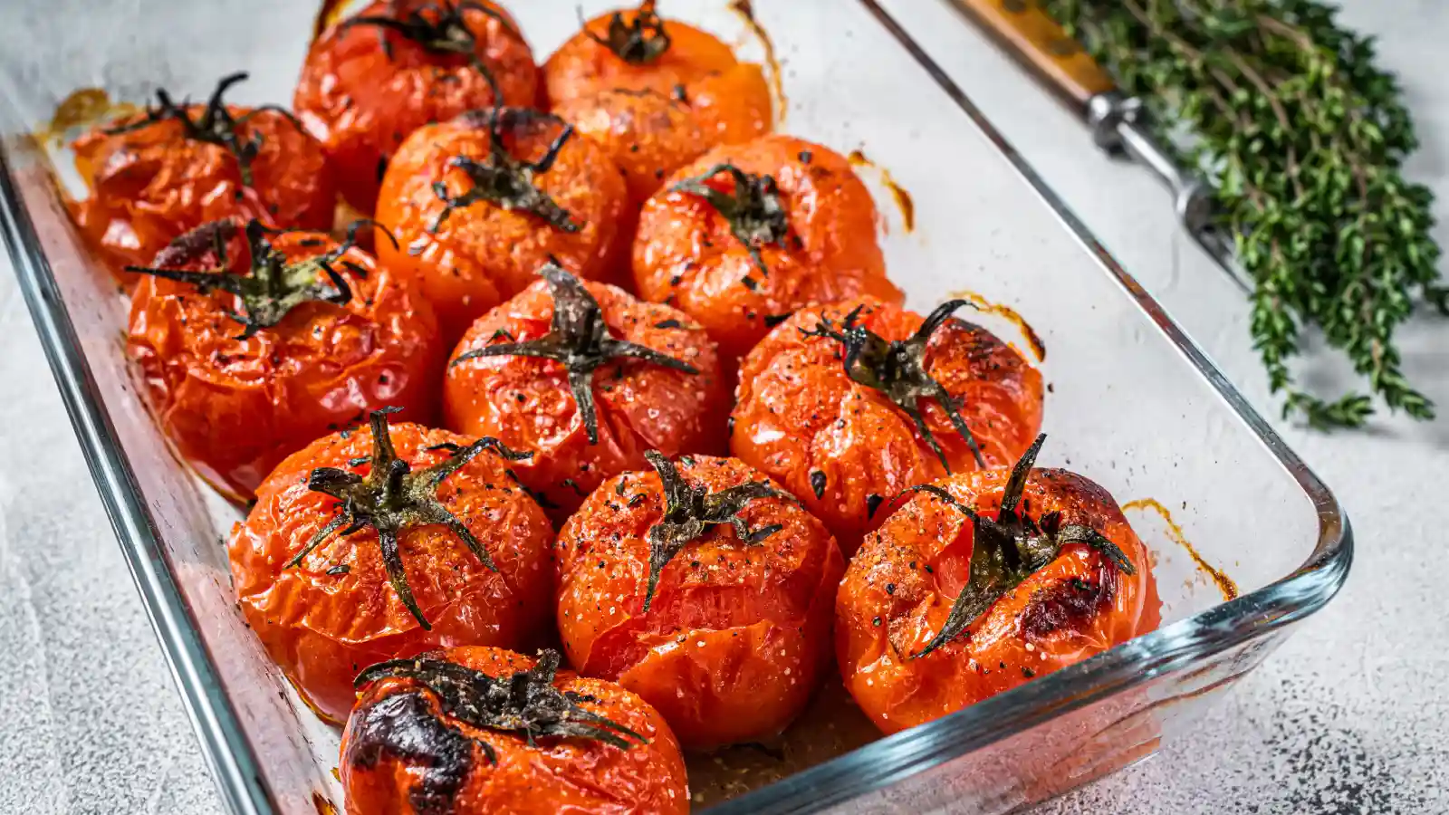 Tomates provençales au four