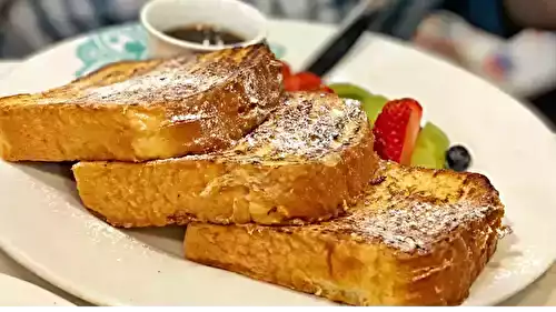 Brioche perdue caramélisée