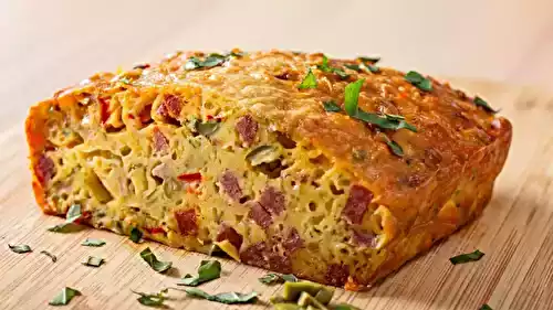 Cake au chorizo et poivron