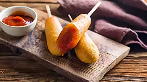 Corn dog maison