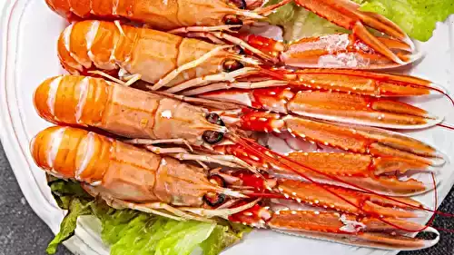 Cuisson des langoustines au court-bouillon