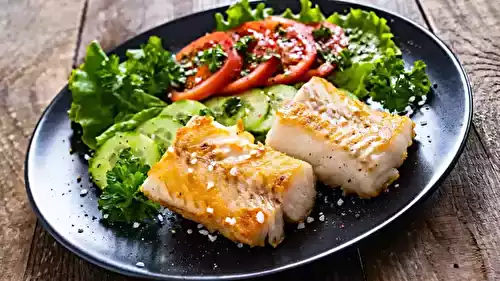 Filet de lieu noir poêlé au beurre citronné
