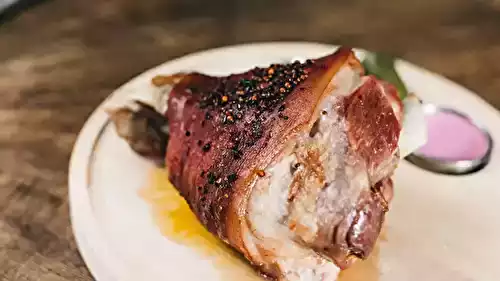 Jarret de porc aux lentilles