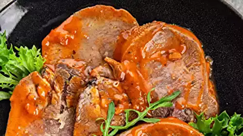 Langue de bœuf sauce madère