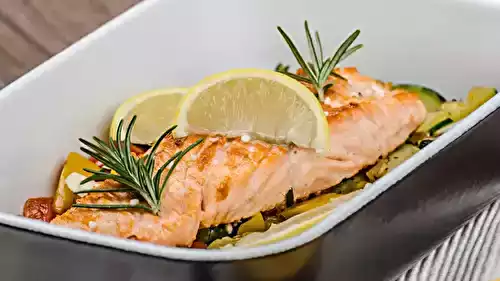 Pavé de saumon au four