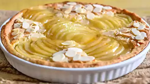 Tarte amandine aux poires