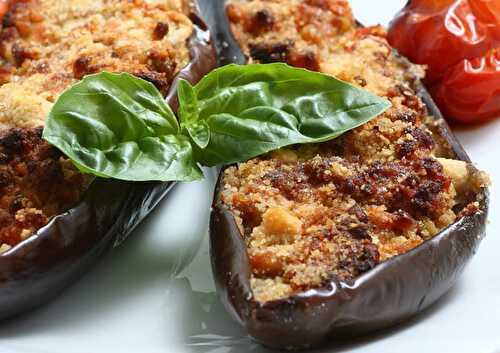 Aubergine Farcie au Thon