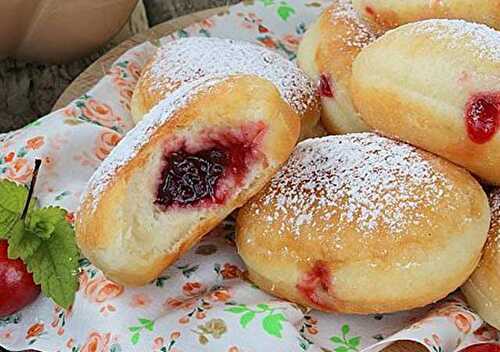 Beignets Fourrés à la Confiture au Four