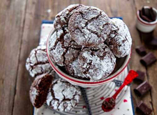 Biscuits Craquelés Légers au Chocolat