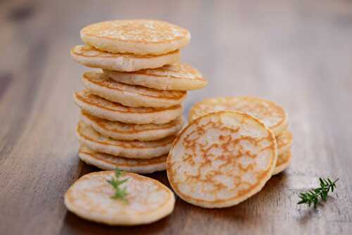 Blinis à la ciboulette