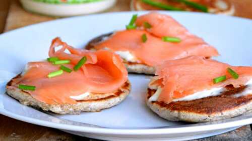 Blinis Légers au Parmesan légers